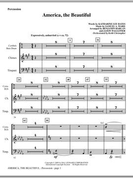 Benjamin Harlan: America, The Beautiful - Percussion