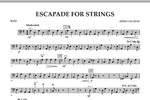 John Cacavas: Escapade for Strings - String Bass Product Image