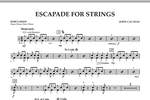 John Cacavas: Escapade for Strings - Percussion Product Image