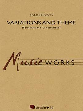 Anne McGinty: Variations And Theme (for Flute Solo And Band) - Bb Clarinet 2