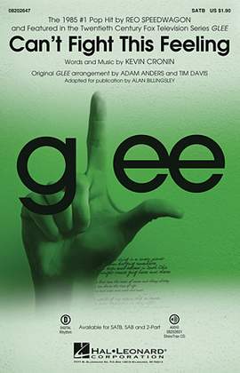 REO Speedwagon: Can't Fight This Feeling (from Glee) (adapt. Alan Billingsley)