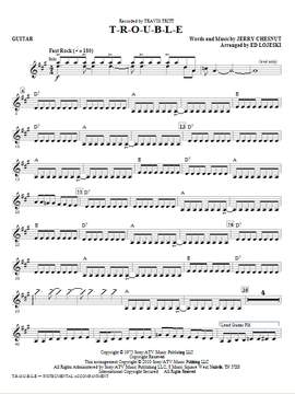 Ed Lojeski: T-R-O-U-B-L-E - Guitar