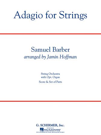 Jamin Hoffman: Adagio For Strings - Violin 3 (Viola Treble Clef)