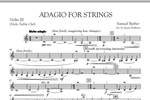 Jamin Hoffman: Adagio For Strings - Violin 3 (Viola Treble Clef) Product Image