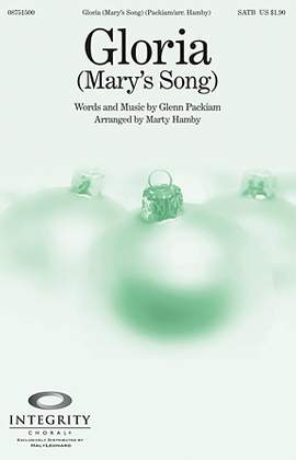 Marty Hamby: Gloria (Mary's Song)