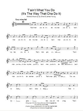 Ella  Fitzgerald: 'Tain't What You Do (It's The Way That Cha Do It)