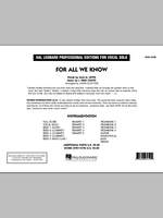 John Clayton: For All We Know - Full Score Product Image