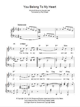 Bing Crosby: You Belong To My Heart (Solamente Una Vez)