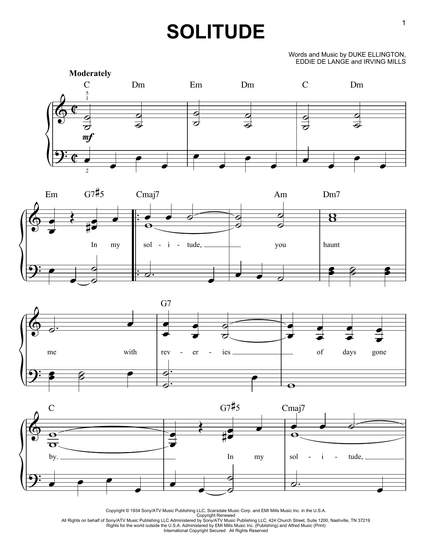 Duke Ellington: Solitude