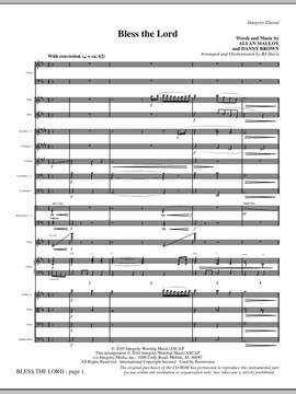 BJ Davis: Bless The Lord - Full Score