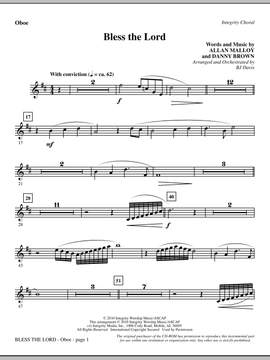 BJ Davis: Bless The Lord - Oboe