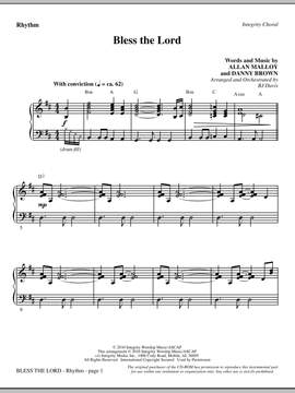 BJ Davis: Bless The Lord - Rhythm