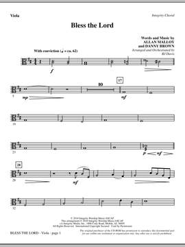 BJ Davis: Bless The Lord - Viola