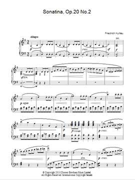 Friedrich Kuhlau: Sonatina, Op. 20, No. 2