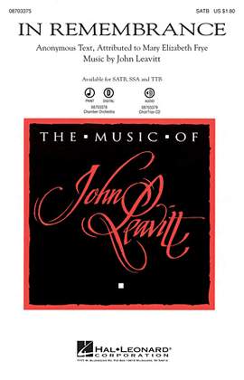 John Leavitt: In Remembrance - Violin 2