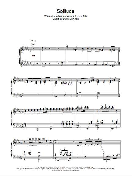 Duke Ellington: Solitude