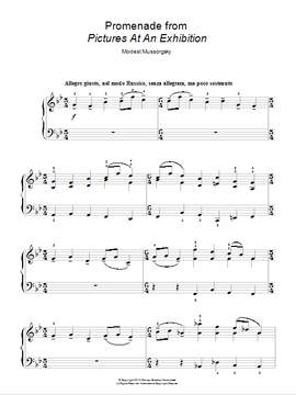 Modest Mussorgsky: Promenade (from Pictures At An Exhibition)