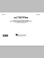 Jay Bocook: All I Do Is Win - Full Score Product Image