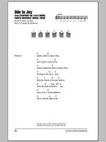 Ludwig Van Beethoven: Ode To Joy Product Image