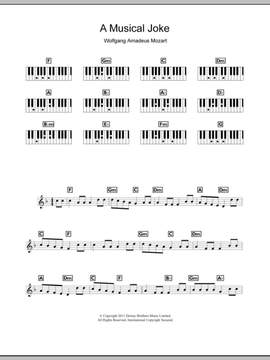 Wolfgang Amadeus Mozart: A Musical Joke