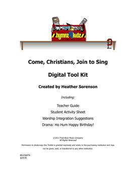 Heather Sorenson: Come, Christians, Join To Sing