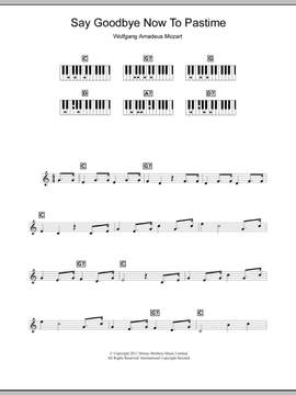 Wolfgang Amadeus Mozart: Say Goodbye Now To Pastime