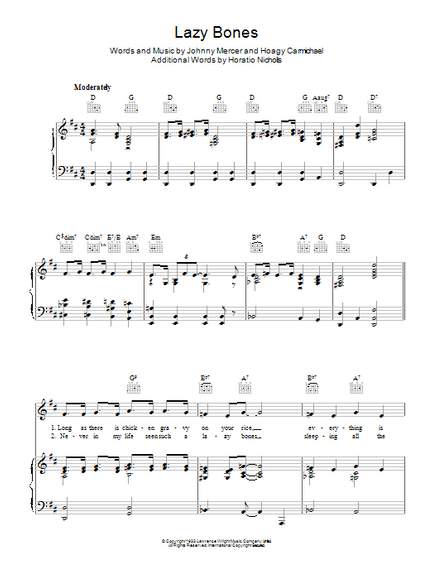Johnny Mercer: Lazybones
