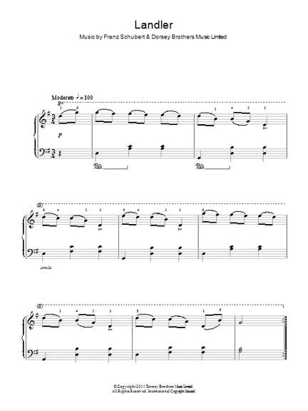 Franz Schubert: Landler