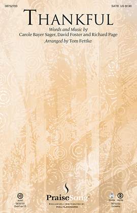 Tom Fettke: Thankful - Full Score