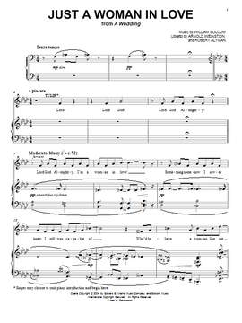 William Bolcom: Just A Woman In Love