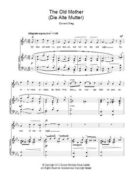 Edvard Grieg: The Old Mother (Die Alte Mutter)