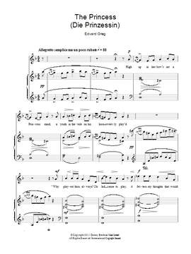Edvard Grieg: The Princess (Die Prinzessin)