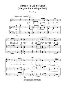 Edvard Grieg: Margaret's Cradle Song (Margarethens Wiegenlied)