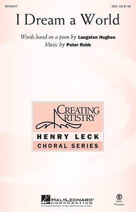 Peter Robb: I Dream A World - Percussion 1