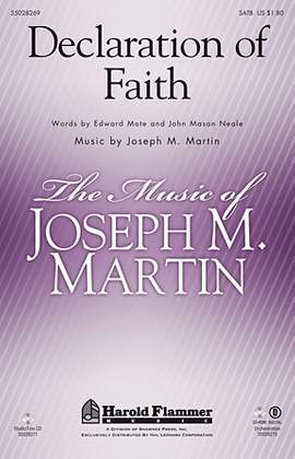Joseph M. Martin: Declaration Of Faith - Trombone 1 & 2