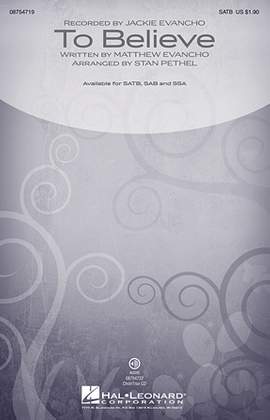 Stan Pethel: To Believe