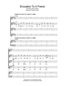 Timothy Noon: Evocation To A Friend