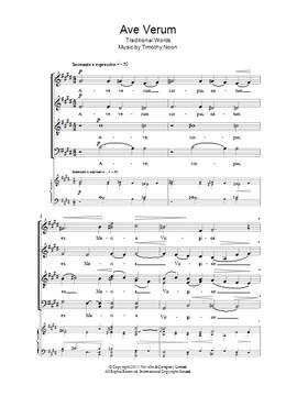 Timothy Noon: Ave Verum