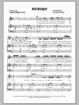 Didier Barbelivien: Sunday