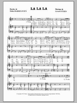 Didier Barbelivien: La La La