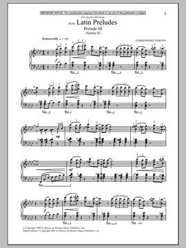 Christopher Norton: Latin Preludes, Prelude III (Samba II)