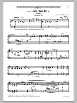 Christopher Norton: Prelude IV (Dreaming On) (from Rock Preludes 2)