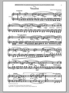 Serge Rachmaninoff: Vocalise