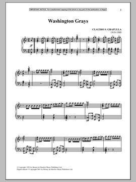 Claudio S. Grafulla: Washington Grays
