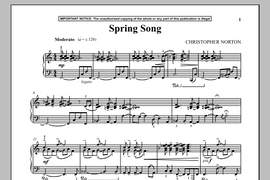 Christopher Norton: Spring Song