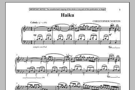 Christopher Norton: Haiku