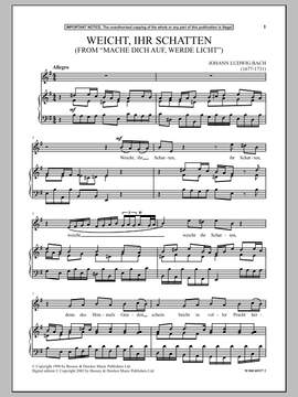 Johann Ludwig Bach: Weicht, Ihr Schaten (from Mache Dich Auf, Werde Licht )