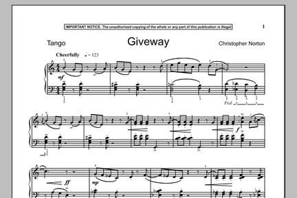 Christopher Norton: Giveway