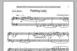 Christopher Norton: Feeling Lazy