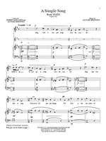 Leonard Bernstein: A Simple Song Product Image